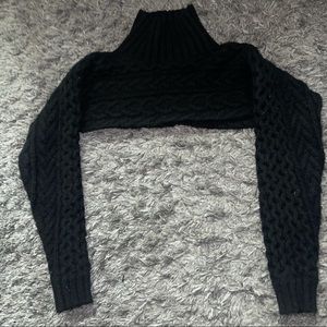 Zara ultra cropped sweater top